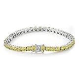 YTBHSHXZ， 3mm Moissanite bransoletki tenisowe damskie złote bransoletki okrągły krój D kolor VVS1 klarowność diamentowe bransoletki tenisowe bransoletki ze srebra próby 925 dla kobiet","TURBO_LOADING_