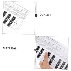 DRESSOOS 1 PC 88 Schéma Du Clavier De Piano Claviers Électroniques Tapis De Pratique Du Piano Claviers De Musique Étiquettes De Clavier De Piano À Main Grip Affiche D’Accords De Guitare - Les Beatles, Paul McCartney, John Lennon, RIngo Starr, George Harrison DRESSOOS 1 PC 88 Schéma Du Clavier De Piano Claviers Électroniques Tapis De Pratique Du Piano Claviers De Musique Étiquettes De Clavier De Piano À Main Grip Affiche D'Accords De Guitare – Image 5