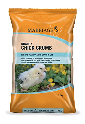 Marriages Quality Chick Crumbs 7.5kg including Coccidiostat