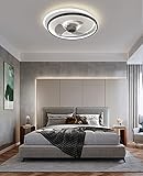 Ahorro de energía y Ra> 80: este ventilador de techo LED puede ajustar rápidamente la temperatura interior y acelerar la circulación del aire. , Más ahorro de energía y protección del medio ambiente le ayudarán a ahorrar más del 80% de las facturas de electricidad. Además, esta luz de techo con ventilador tiene grado CRI80 +, que se acerca más al color real y original del objeto, lo que le brinda efectos de iluminación más vívidos y precisos.