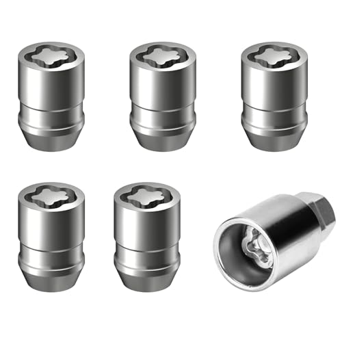 Image of 24538 Chrome Cone Seat Wheel Lock Set (1 /2 inch-20 Thread Size) Set of 5