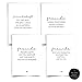 Produktbild Donari® Poster Freunde Spruch Set Schwarz-Weiß DIN A4  Wohnzimmer Bilder Deko  Bilder Sprüche Set Freunde  Freunde Wanddeko Spruch Set