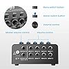 Moukey Ultra Low-Noise 8-Channel Line Mixer for Sub-Mixing, DC 5V 8-Stereo Mini Audio Mixer, Ideal for Small Clubs or Bars, Guitars, Bass, Keyboards or Stage Mixer-MAMX3 #3