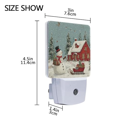 Lámpara de Noche LED Aslsiy Sensor Crepúsculo 2 Pzas miniatura 4