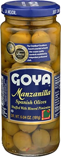 Goya, Olives Manzanilla, 6.75 Ounce