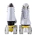 Ugboiu Roller Skates for Women and Men, Derby Skates with 4 Shiny Wheel, Classic Double-Row Roller Skates for Indoor and Outdoor