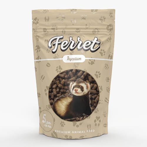 Mycelium Premium Ferret Feed – Organic, Non-GMO, High Nutritional...