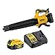 DEWALT axial sin escobillas XR 18V con 1 batería Li-Ion 5Ah, Multicolor, Buse concent. flux d’air - Avec batterie