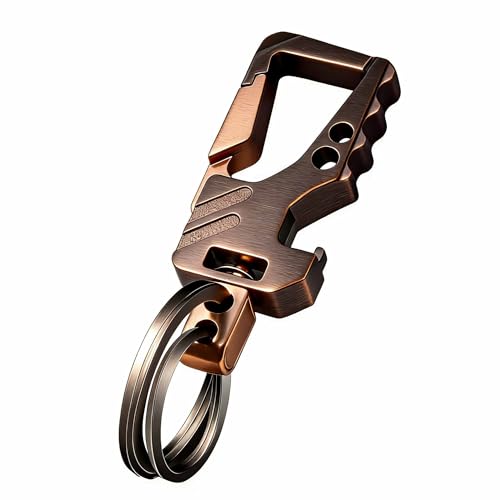 Liangery Heavy Duty Key Chain Bottle Opener with Double Key Rings Beer Opener Style Car Keychain for Men Women