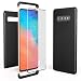 Produktbild NALIA 360 Grad Hülle kompatibel mit Samsung Galaxy S10 Plus, Hard-Case & Displayschutz Glas, Full-Cover Handyhülle Rundum Schutzhülle Etui Case, Handy-Tasche Screen Protector Folie, Farbe:Schwarz