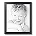 ArtToFrames 14x17 inch Satin Black Picture Frame, 2WOMFRBW26079-14x17