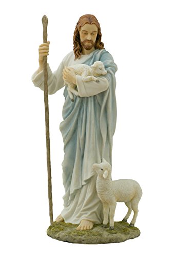Jesus The Shepherd Pastel Decorative Figurine #TOP12