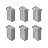 Ywdiml 6PCS Mini Slotted Automotive MCASE Shaped Cartridge Fuse Kit, 15A 32V Vehicle Micro Cartridge Fuses Assortment, Automotive Replacement Accessories, Universal for Truck SUV Sedan