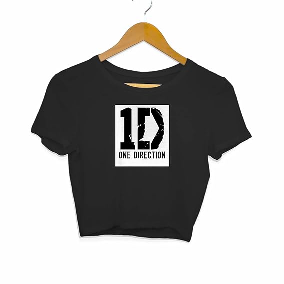 Crop Top T-Shirt Mockup White at Amazon 