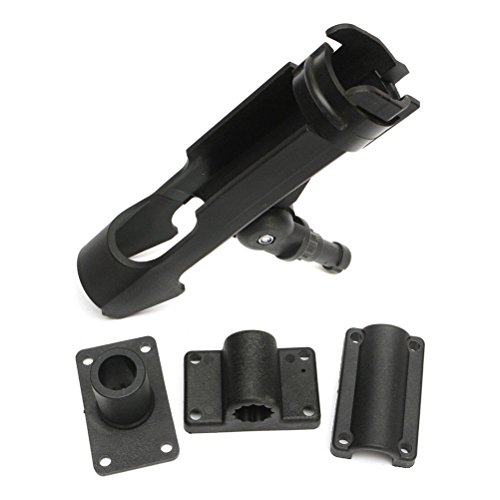 image for WINOMO Fishing Rod Holder Rotatable Fishing Bracket with Screws for Bo