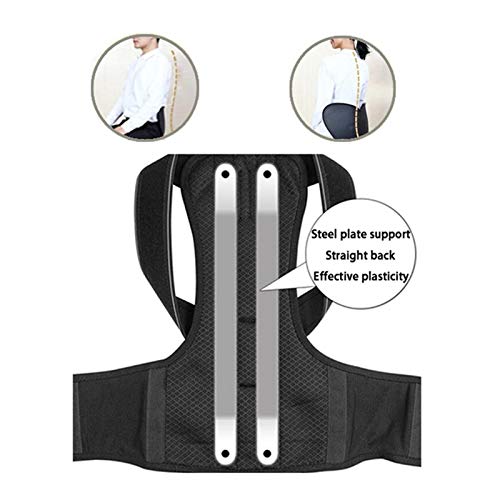 Correcteur de posture gris taille P pour alignement de la colonne vertébrale