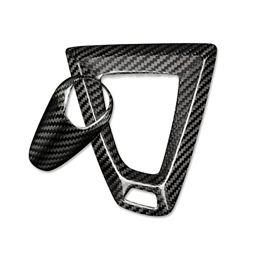 Airspeed Carbon Fiber Gear Shift Knob Cover Trim For Bmw F80 M3 F82 M4 2014-2018, Black #TOP1
