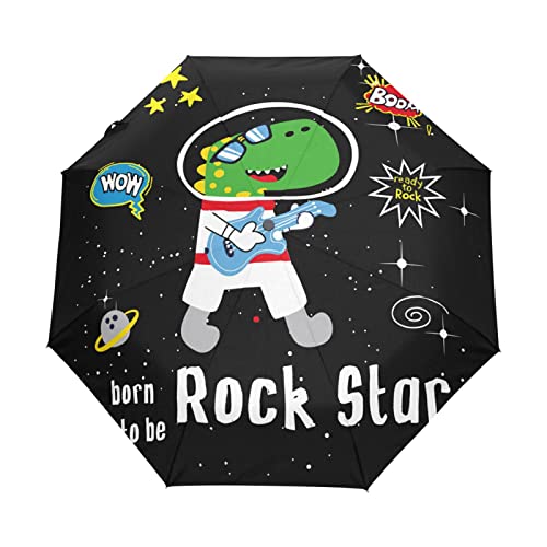 Parapluie automatique rock star pliable pour ne plus jamais être surpris par la pluie