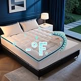 4 Inch Dual Layer Memory Foam Mattress Topper...