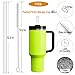 6-Pack Straws for Stanley Cup 40 OZ, Replacement Straw for Stanley 40OZ Tumbler Accessories, Reusable,Dishwasher Safe,Food Safe,BPA Free,Made of Tritan,Clear