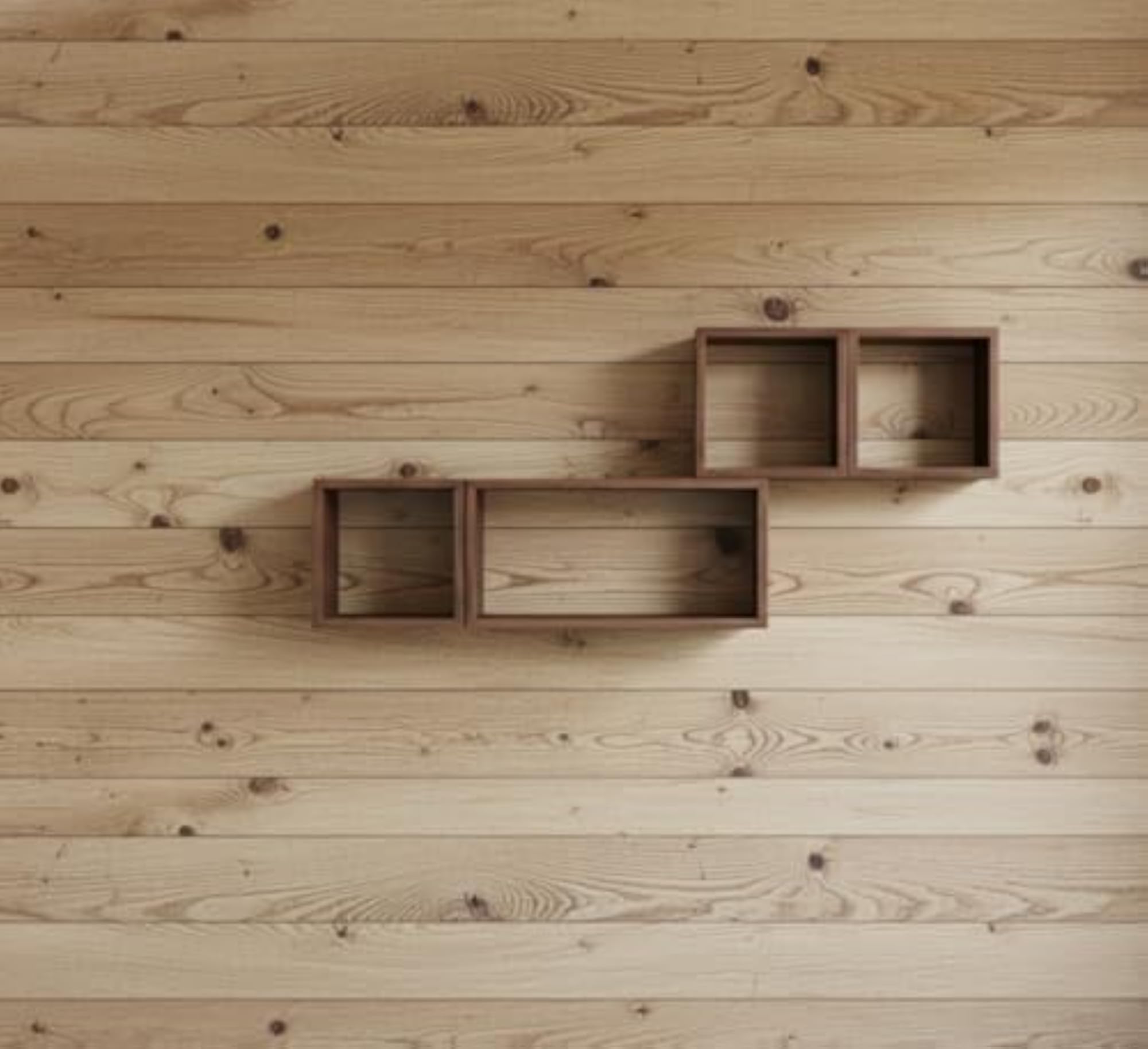 Burnt Earthy Floating Shelf