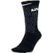 Unisex LeBron Elite Quick Crew Basketball Socks BLACK/COOL GREY/WHITE (MEDIUM)