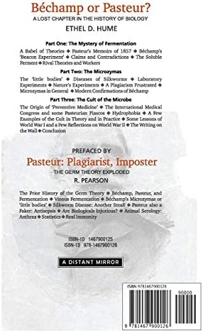 Bechamp or Pasteur?: A Lost Chapter in the History of Biology