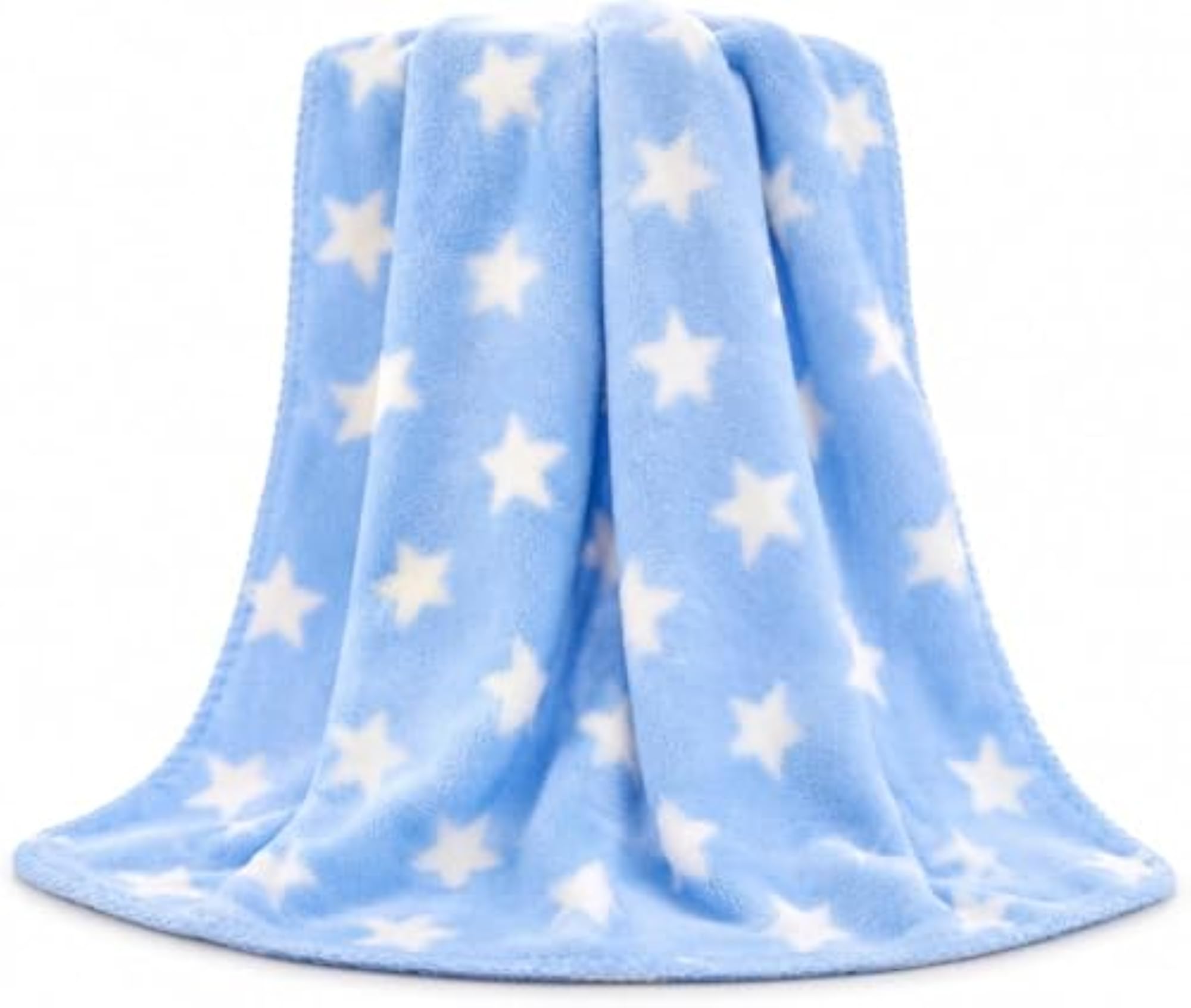 Soft Fleece Sky Baby Blanket, Star Print