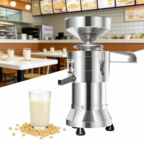 Beachtiful Máquina Automática de Leche de Soja Comercial de Acero Inoxidable con Separación de Escoria, 2800 RPM para Leche de Soja, Frijoles Secos y Tofu. 70KG/H