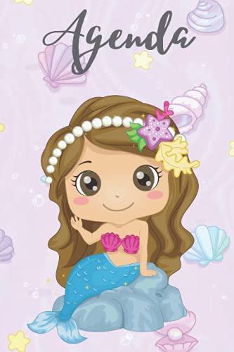 Agenda Escolar 2021-2022 Sirena: Planificador escolar día por página Sirena-calendario |...