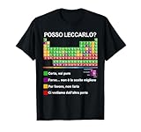 Posso leccarlo? Tavola Periodica Umorismo Chimica Maglietta