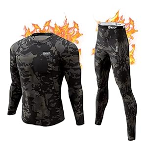 CL convallaria Thermal Underwear Long Johns Set Mens Winter Hunting Gear Sport Base Layer Bottom Top XS-4XL