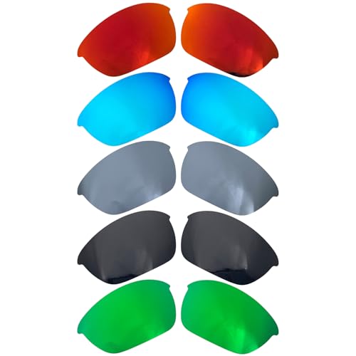 replacement lenses for Oakley Half Jacket 2.0 OO9144 Sunglass polarized (5 color)