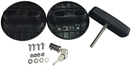Black Fuel Pak Gasoline Oil Mounting Bracket Kit PM Pack Mount Lock Only Fit for SXMA 5 Gallon Fuel(2 Pack)