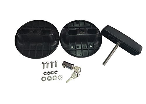 Black Fuel Pak Gasoline Oil Mounting Bracket Kit PM Pack Mount Lock Only Fit for SXMA 5 Gallon Fuel(2 Pack)