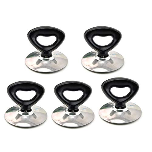 Schneespitze 5 Piezas Cacerola Tapas pomo Mango Perillas de Repuesto para Tapa Repuesto Tapa De Cacerola Pomos para Menaje De Hogar De PláStico