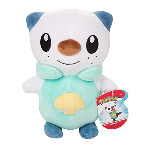 Image of Pokemon Legends: Arceus 8" Oshawott Plush - Generation 5 Starter Figure - Officially Licensed - Authentic Soft Stuffed Animal Toy - Gift for Kids, Boys, Girls - 2+