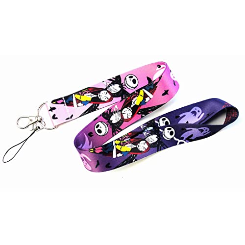 Cartoon Skull Lanyards Keychain Lanyards Id Badge Holder Clip Neck Strap For Keys,Id Badges,Cell Phone #TOP5