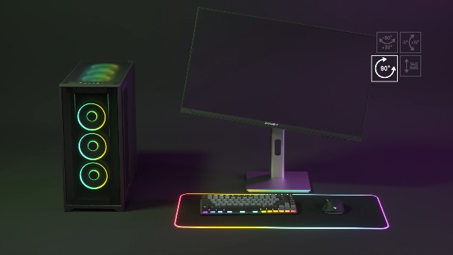 Écran Gamer 27" IPS WQHD 300Hz 1ms – HDR – Réglable – G-Sync/FreeSync – Haut-parleurs Intégrés