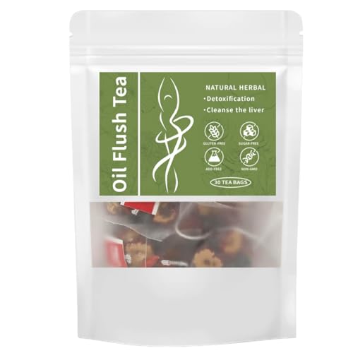 Oil Flush Tea 30 Pcs Liver Detox Tea Te Para Bajar De Peso Rapido Chinese Herbal Teabag with 10 Traditional Herbal (30pcs)