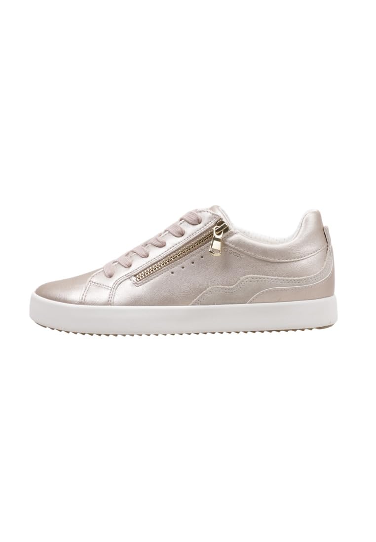 Geox Women D Blomiee J Sneaker, Lt Gold Lt Taupe, 7.5 UK