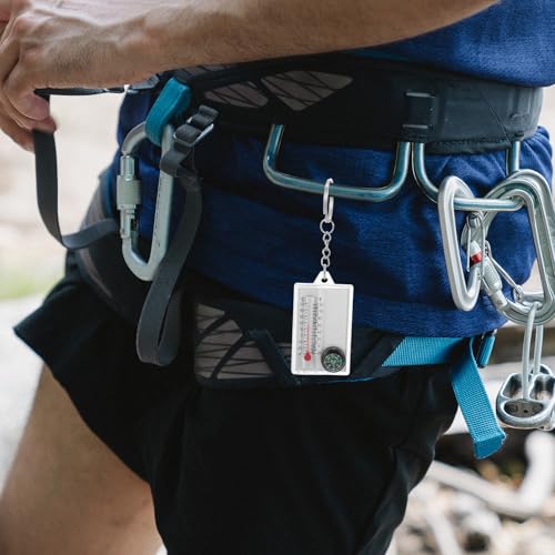 2 brújulas portátiles con termómetro para camping miniatura 5