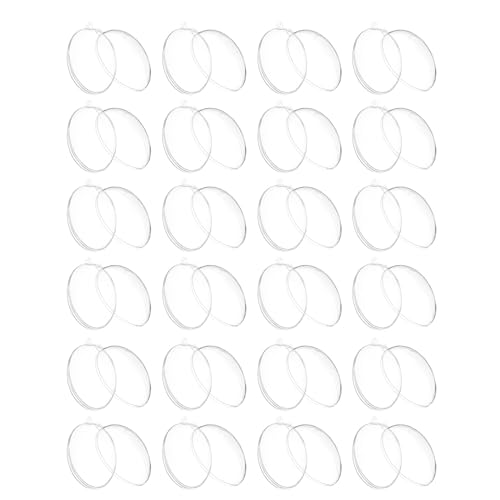 Garneck 12 Boules DéCoratives Transparentes en Forme D’ŒUf À Remplir Ornements Suspendus RéUtilisables pour PâQues Sapin De NoëL Mariage Et Loisirs CréAtifs