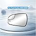 Axinda Driver Side Mirror Glass Replacement For Ford Fusion 2013 2014 2015 2016 2017 2018 2019 2020, Side View Mirrors with Rear Holder, Replace for DS7Z17K707F (Left)