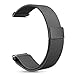 Produktbild Love+djl Uhrenarmband, Geeignet for Edelstahl-Uhrenarmband-Ersatzband Armband Stahlgitter Armband for Amazfit GTR 42mm 47mm Metallarmband (Color : Black, Size : 47mm)