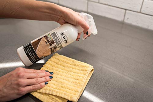 Bayes High-Performance Granite Countertop Cleaner, Rejuvenator, and Polish - Cleans, Shines, and Protects Granite, Marble, and Natural Stone Surfaces - 16 oz, 2 Pack