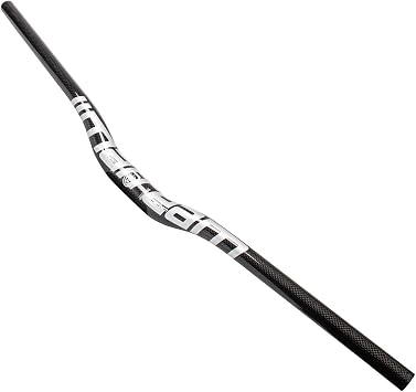 31.8mm MTB Handlebar 580-760mm Extra Long Handlebars 3K Carbon Fiber Bicycle Riser Bar Mountain Bike Road Bike Handle Bars Color Orange, Size 760mm