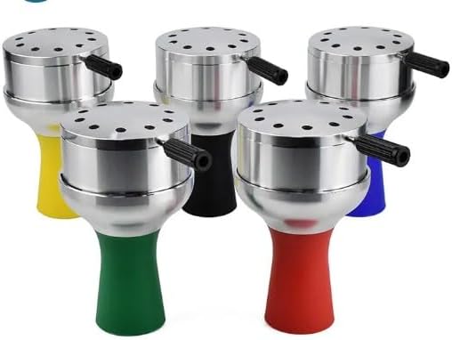 Eltahan Hookah Bowl Set with HMD Heat Management Device Silicone Phunnel Bowl Save Shisha Flavors Smoke Great Air Flow Shisha Bowl