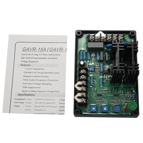 Régulateur de tension automatique AVR Gavr-15A pour sécuriser l'énergie du camping-car et atelier - 7