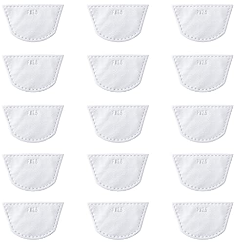 Neozio Pm Filters-Super Protective Anti-Fog Face Shield,Unisex Hd Transparent Full Face Shield,Reusable Eye, Nose, Mouth Protection (15Pc White) #TOP2